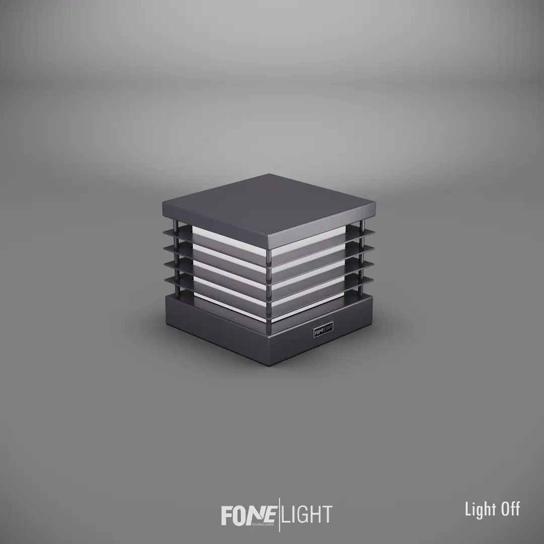 Fonelight Postila Set Üstü Alüminyum Bahçe Duvar Aydınlatma Antrasit