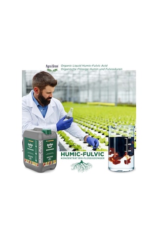 Leonardit Menşeili Humik Fülvik Asit - Agragron Biohumagro 20 L.