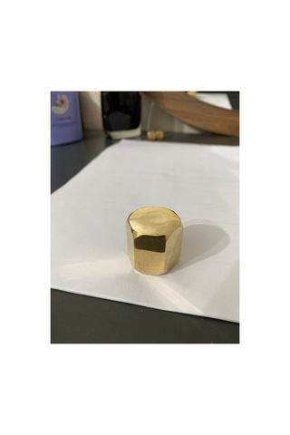Pirinç Kağıt Ağırlığı Gold