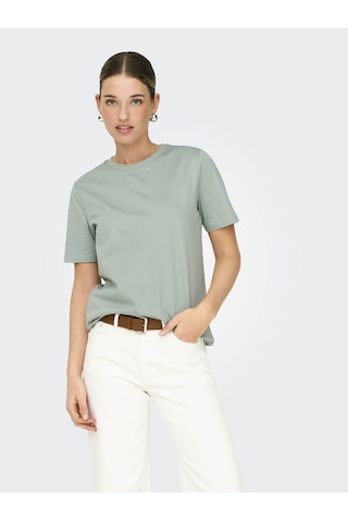 Only Onlfreja Lıfe Yeşil Kadın T-shirt 15367970 Yeşil