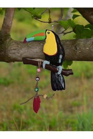 Dekoratif Tukan Kuşu Farklı Renklerde Kutulu 2 Adet