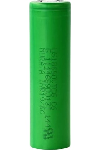Murata Vtc6 18650 3.7v 3000mah Li-ion Şarjlı Pil 1 Adet