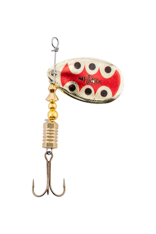 Savex Döner Kaşık - Fishack Glidex - Golden Ladybug - 7g - No:3 - Alabalık/turna/levrek Olta Kaşığı