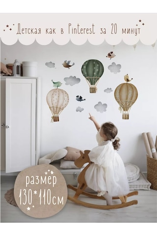 Wallshebno Çocuklar İçin Duvar Ve Duvar Kağıdı Dekoratif İç Mekan Balonlar Etiketleri 227945550 Yeşil