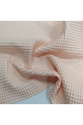 Waffle Pike Bornozluk Kumaş 100% Pamuk W-28 Pembe