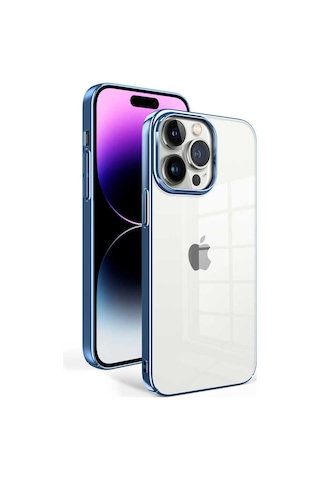 Apple Uyumlu iPhone 14 Pro Max Uyumlu Zore Sun Kılıf-mavi Açık Mavi Açık -
