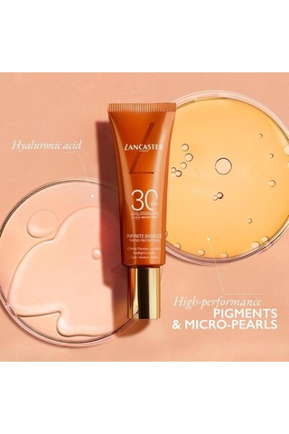 Lancaster Infinite Bronze Tinted Protection Sunlight Cream Spf30 Medium/dark Shade 50 Ml Renkli Güneş Koruyucu