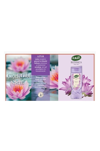 Dalan Duş Jeli Botanica Lotus 450 Ml X 4 Adet Lotus Çiçeği
