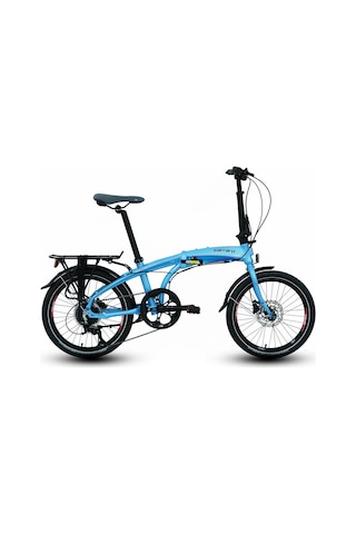 Carraro Flexi 108 Hd 20" Jant 35 Cm 8 Vites Hidrolik Fren Katlanır Bisiklet Turkuaz