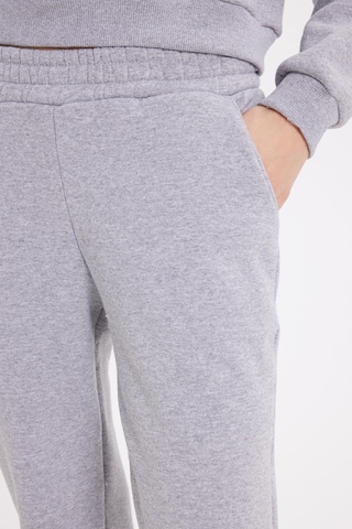 Tudors Kadın Regular Fit Pamuklu 3 İplik Yumuşak Dokulu İçi Polarlı Bisiklet Yaka Gri Eşofman Takımı-41955 Gri