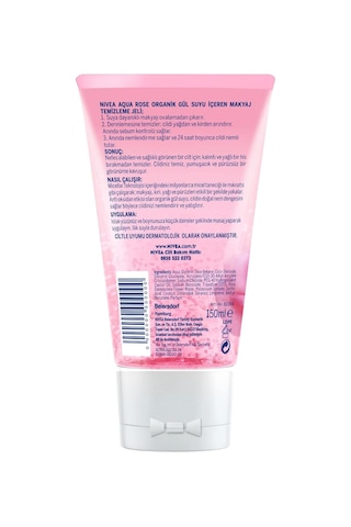 Aqua Rose Organik Gül Suyu İçerikli Yüz Temizleme Jeli 150ml Ve Nemlendirici Tonik 200ml, Makyaj Temizleyici, Yüz Bakım