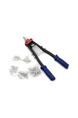 Workpro Wp225001 5 In 1 400mm Kollu Profesyonel Perçin Tabancası + 100 Adet Perçin Fr Wp225001