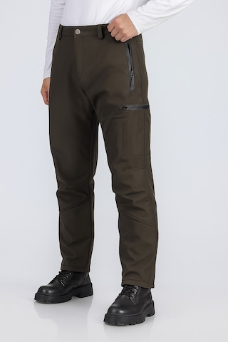 Erkek Suya Ve Rüzgara Dayanıklı Softshell Outdoor Pantolon Haki