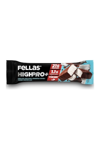 Çikolata Kaplı Highpro Protein Bar - Hindistan Cevizli 50 G - 12 Adet