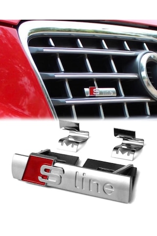 Audi Uyumlu Sline Ön Panjur Amblemi Logosu 8n0953601 1 Adet