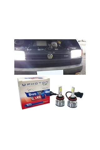Vw Transporter T4 Led Xenon Uzun + Kısa Far Ampulü H4 Duo Yeni Seri Beyaz