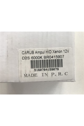 Replax D2S 6000K Xenon Ampulü.1. Kalite zenon ampulü