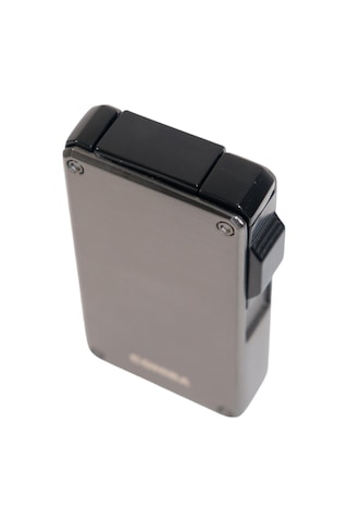Cohiba Çift Torch Pürmüz Deliclili Gunmetal Metal Puro Çakmağı - Tr9479