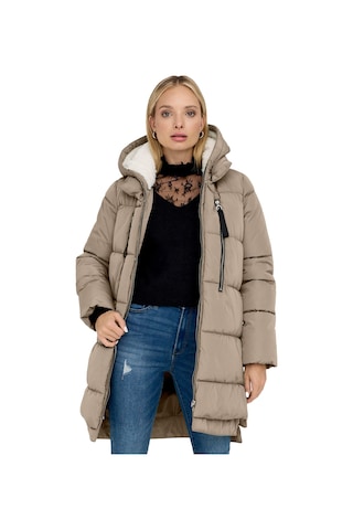 Only Onlnewnora Long Puffer Coat Cc Otw Kadın Bej Mont - 15304792