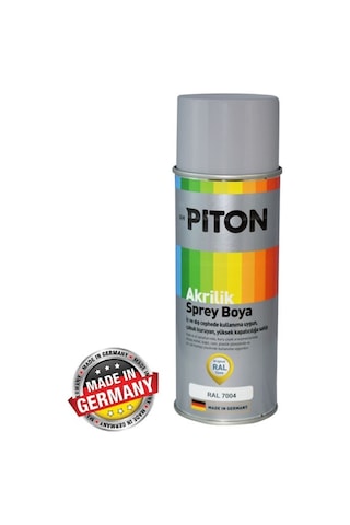 Piton Akrilik Sprey Boya 400 Ml Ral7004 Sinyal Gri