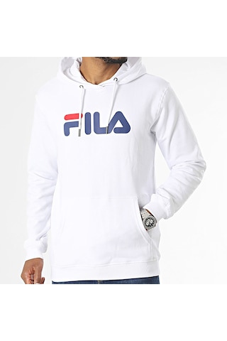 Beyaz Fila Kapşonlu Sweatshirt Barumini Fau0068 BEYAZ