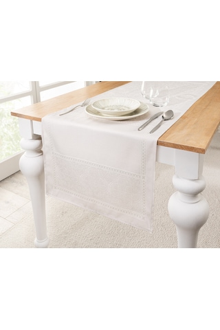 Madame Coco Moroccon Runner - Açık Gri - 45x160 Cm Runr-0000045x160cm-açık Gri