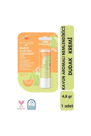 Byphasse Kavun Aromalı Nemlendirici Dudak Bakım Kremi 4.8 G