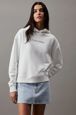 Kadın Hero Logo Hoodıe Sweatshirts Bright White