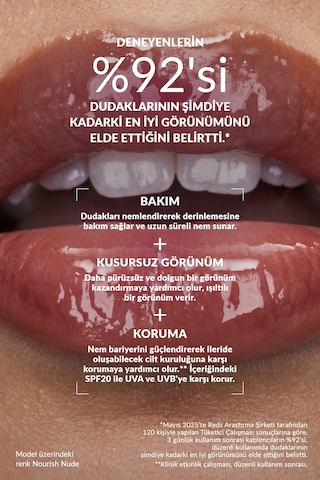 Avon Peptit Serum Lip Gloss Nourish Nude
