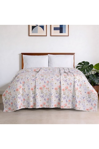 Aryıldız Home Butterfly Tek Kişilik %100 Pamuk Pike 150x220 Cm Renkli
