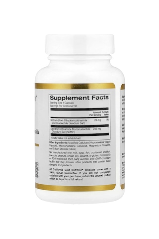 California Gold Nutrition, Nmnh, 250 Mg, 60 Veggie Capsules