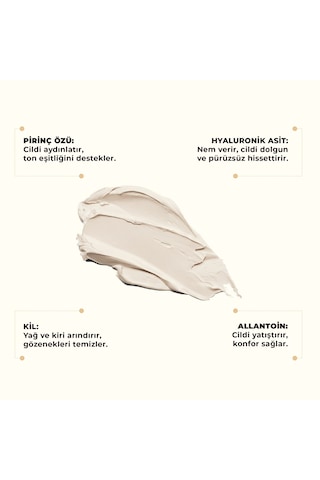 Dermokil Beyazlatıcı Etkili Pirinç Özü Kil Maske 30 Ml