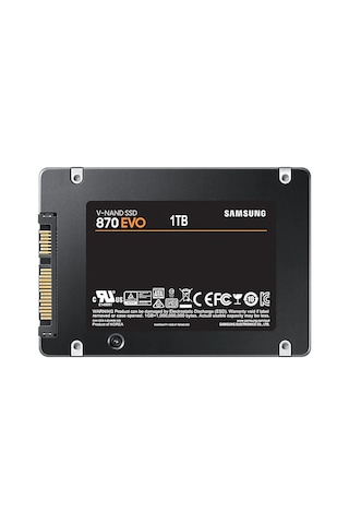 Samsung Uyumlu Mz-77e1t0bw 870 Evo 1tb 560/530, 2,5" Sata Ssd Türkiye Distribütörü Garantili