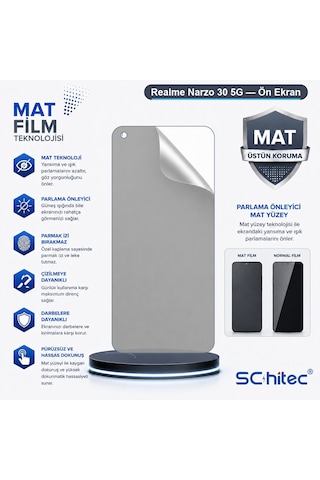Realme Narzo 30 5g Uyumlu Ön Yüzey Mat Hidrojel Ekran Koruyucu 92715074