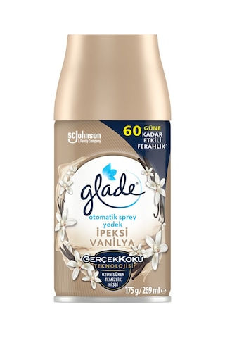 Glade Automatic Spray Yedek İpeksi Vanilya Kokusu 269 Ml 60 Gün Etkili vanilya