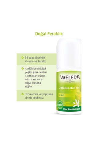 Weleda Citrus Limon Özlü Roll-On Deodorant 50 ML