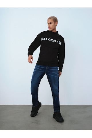 LOFT Oversize Fit Erkek Sweatshirt Lf2036812 Q1.v1 Siyah