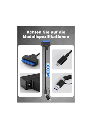 Maxgo 3151 Type-c Usb Sata 3.0 2.5 3.5 Inç Ssd Hdd Harddisk Çevirici Dönüştürücü Kablosu