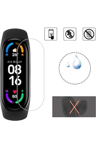 Xiaomi Mi Band 7 Full Ekran Nano Saat Koruyucu Narr Tpu