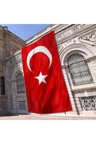 Türk Bayrağı 1000x1500 Cm Alpaka Kumaş Tek Ebat