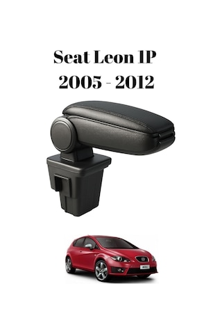 Seat Leon 1p 2005 2006 2007 2008 2009 2010 2011 2012 Uyumlu Araca Özel Kolçak Kol Dayama Orta Konsol Siyah