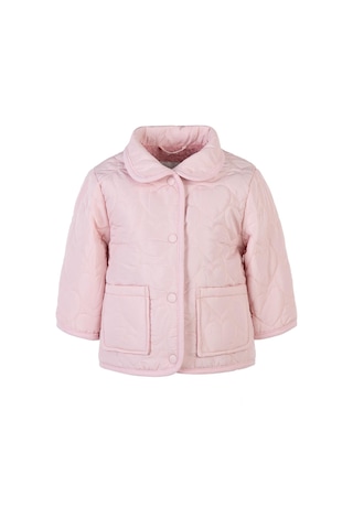 Civil Baby Kalp Desen Yakalı 6-18 Ay Mont - Pembe Pudra Pembesi