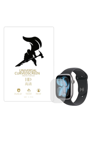Microcase Apple İos Uyumlu Apple Watch Uyumlu Series 11 İle Tpu Ekran Koruma Filmi - Ekm109