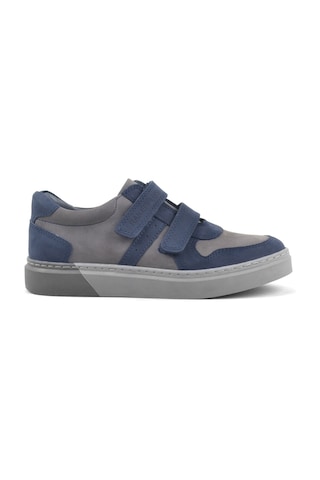 Rakerplus Hakiki Deri Lacivert Cırtlı Erkek Çocuk Sneaker