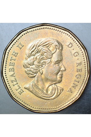 Kanada 1 Dolar 2004 Hatıra-yaz Olimpiyatları. Kraliçe Elizabeth 26,5 Mm.