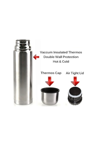 Ulzyvf Paslanmaz Çelik Termos - 12 Saate Kadar Sıcak/soğuk, 500ml Küçük Kapasite Diğer