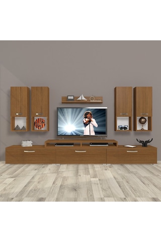 Decoraktiv Ekoflex 8da Slm Tv Ünitesi Tv Sehpası Ceviz