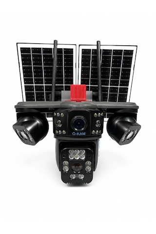 Okam 341 Premium 4 Lens 4g Solar Kamera