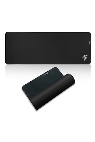 Dark Black 80x30cm Hybrid Kumaş - 4mm Kalınlık - Kaydırmaz Zemin Xl Premium Mousepad