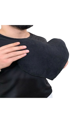 Ruxwoiw Kalp Yastığı %100 Pamuklu %100 Boncuk Elyaf - Siyah